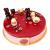 Paastaart met eitjes, paashaasjes en kipjes
Frambozen ijs & vanille ijs afgewerkt met een frambozen coulis, marsepein & chocolade
8 personen : € 38.4 &
10 personen :€ 48 &
12 personen : € 57.6 
